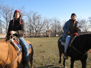 Una volta tanto presidente e tesoriere a cavallo insieme